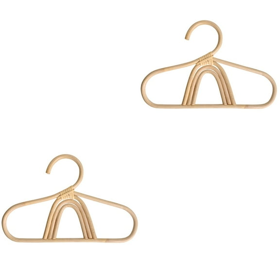 Set of 2 Velvet Children Hangers for Coats and Clothes, Non- Kids Clothes Hanger Rack, and Space-Saving