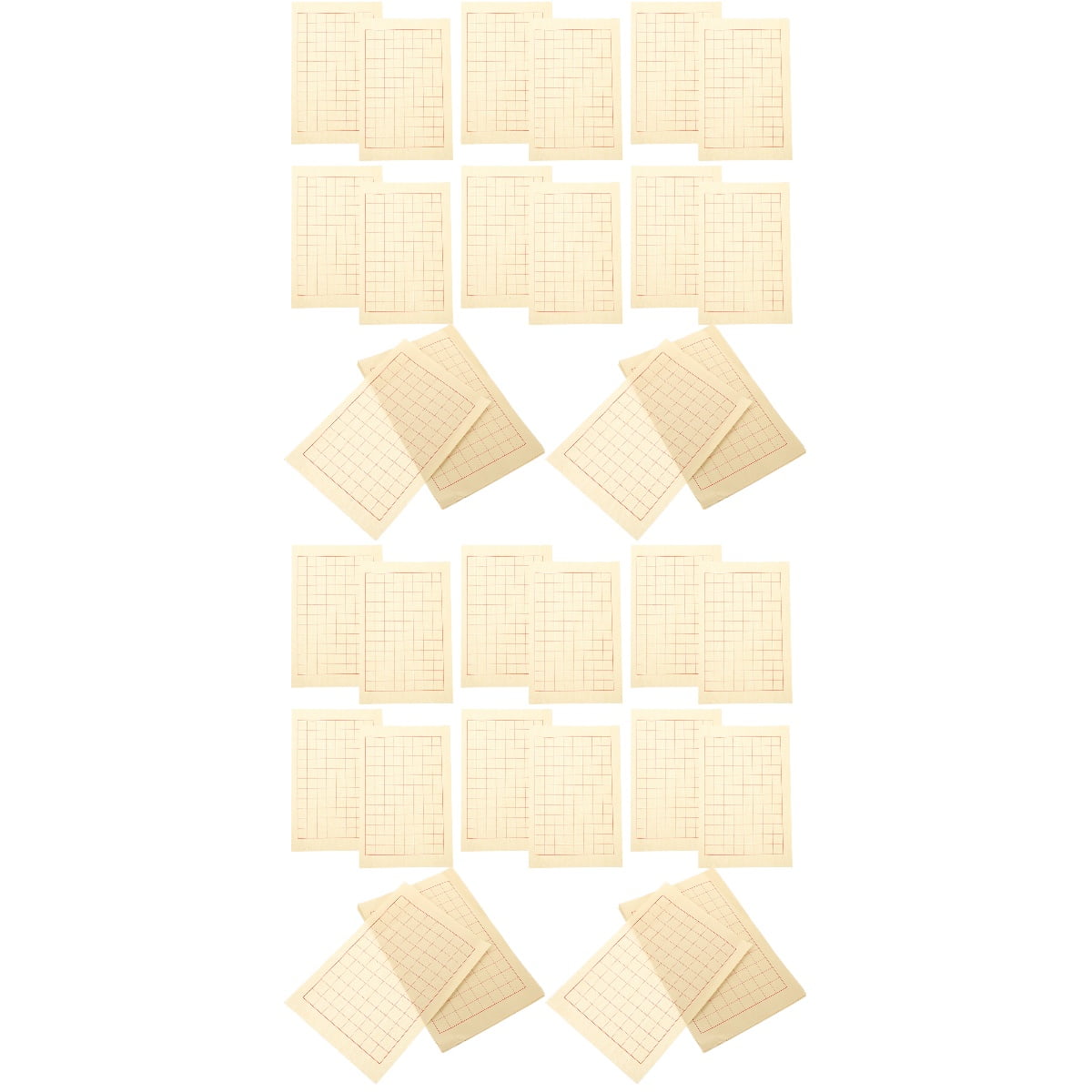 Tare Raft Paper Set of 2 Chinese Rice Paper for Calligraphy Thickened Letter Raft ...