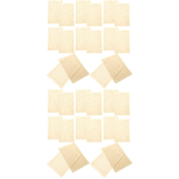 Set of 2 Chinese Rice Paper for Calligraphy Thickened Letter Raft