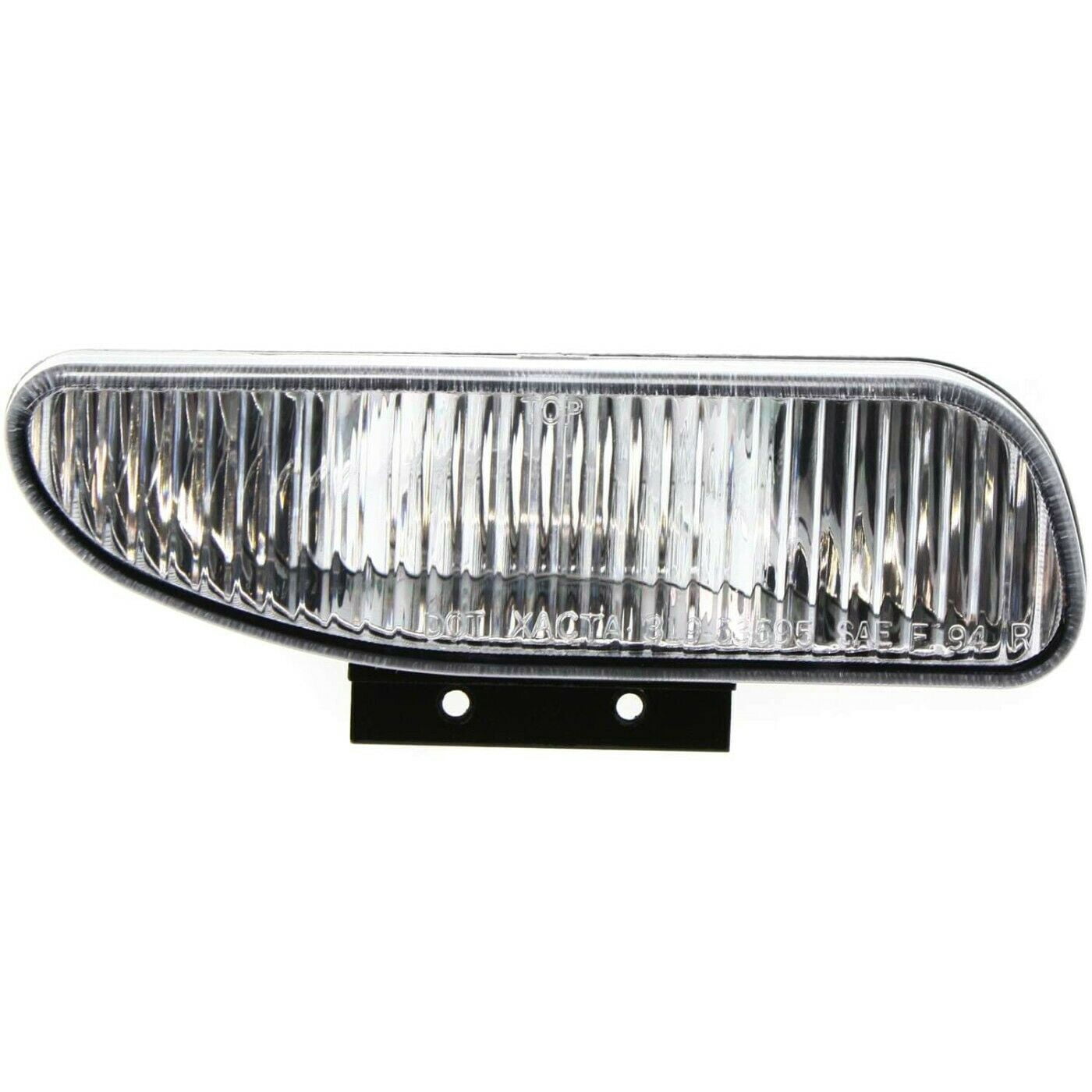 Set Of 2 Clear Fog Lights For 1999-2001 Ford Mustang (LH & RH) - Includes Halogen Bulbs, Direct Fit