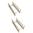 thumbnail image 1 of Set of 2 Clothes Drying Rack Dish Drying Rack Bookstand Drying Rack Dish Drainer Book Rack, 1 of 5