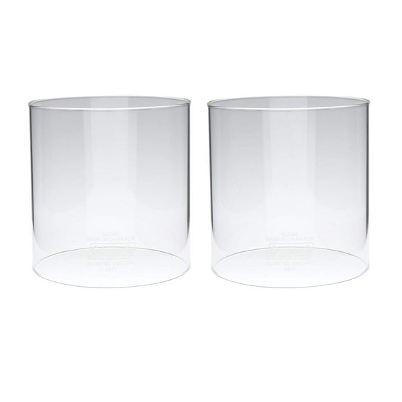 Set of 2 Coleman R214D046C Lantern Globe bundled by Maven Gifts