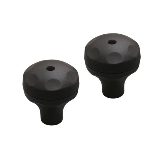 YTRRE Comfortable Ball Shaped Handle M8 T-Slot Clip Hanger Plastic Black Clamps