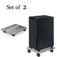 thumbnail image 1 of Set of 2 Computer Tower Stand Cart Heavy Duty Holder for Computer Host Home Use, 1 of 7