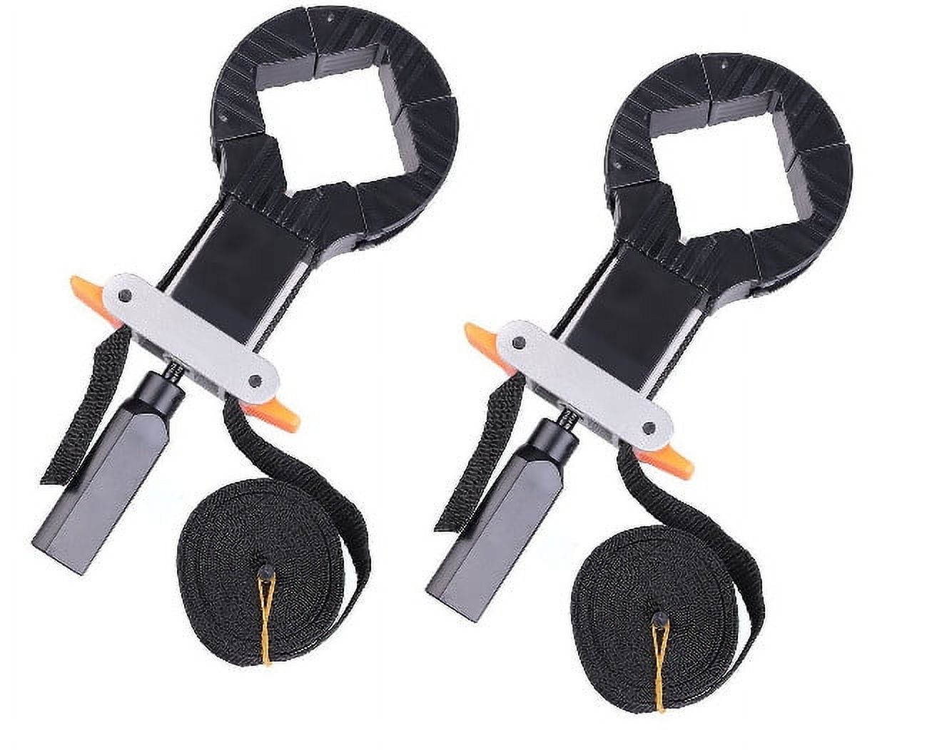 Set of 2 Corner Clamps Band Strap 4 Jaws Framing Jig Woodworking