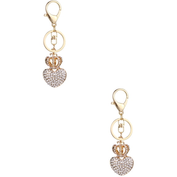 Set of 2 Couple Key Chain Practical Key Holder Child 11X3.5CM White