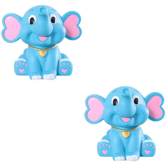 Set of 2 Decorative Piggy Bank Firmly Standing Baby