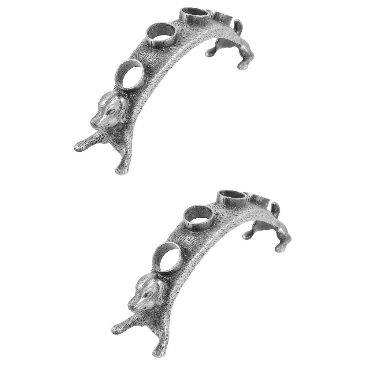 Set of 2 Dining Room Decor Desktop Stand Animal Shaped Wine Stopper ...