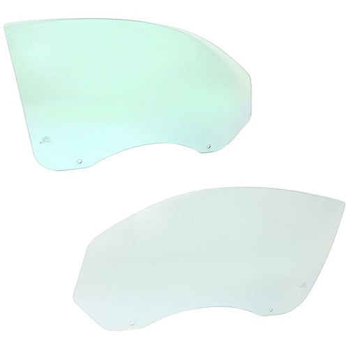 Set of 2 Door Glasses Front Driver & Passenger Side Left Right for Mustang Pair