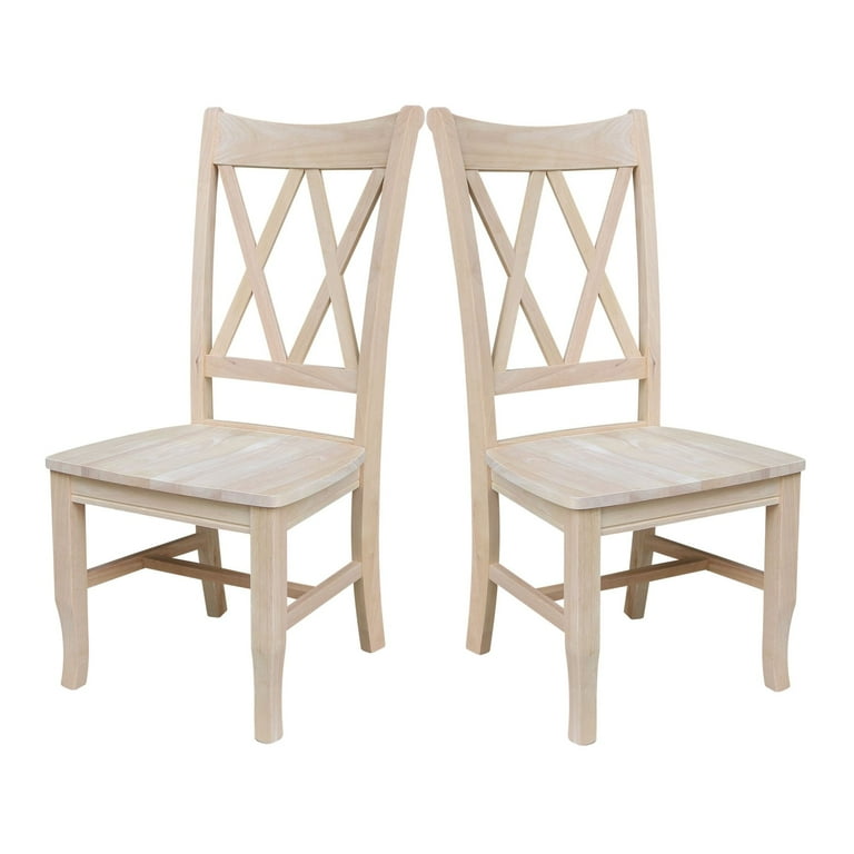 International concepts unfinished dining chairs discount