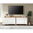 thumbnail image 1 of Set of 2 Dressers with 12 Drawers, Wooden Kids Dresser for Kids Room Living Room, White, 1 of 8