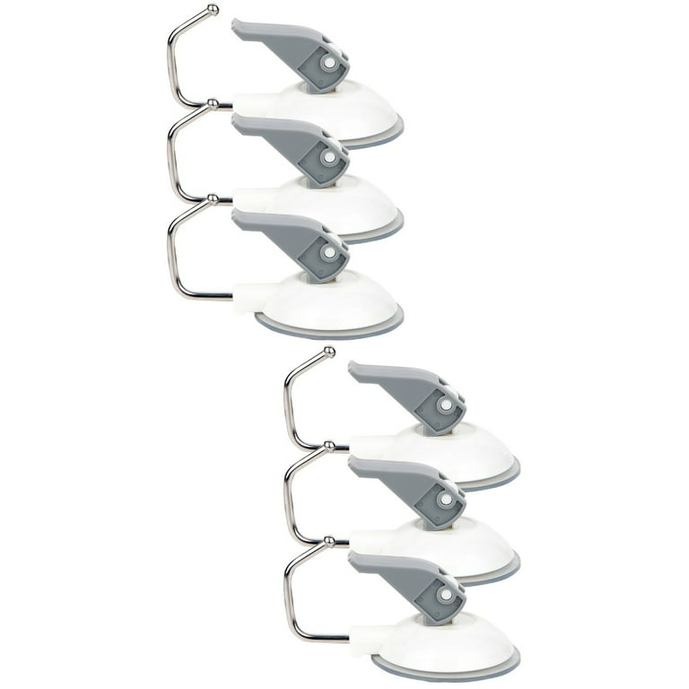 Vacuum Suction Cup Hooks - No Drilling Needed | Holds Up To 3kg/6.6lbs | For Walls, Tiles, Glass | Hanging Hooks For Keys, Towels, Bags 1 thumbnail image