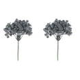 thumbnail image 1 of Set of 2 Duck Egg Artificial Flowers Grey Gypsophila Peonies 20X14CM Dark Grey, 1 of 8