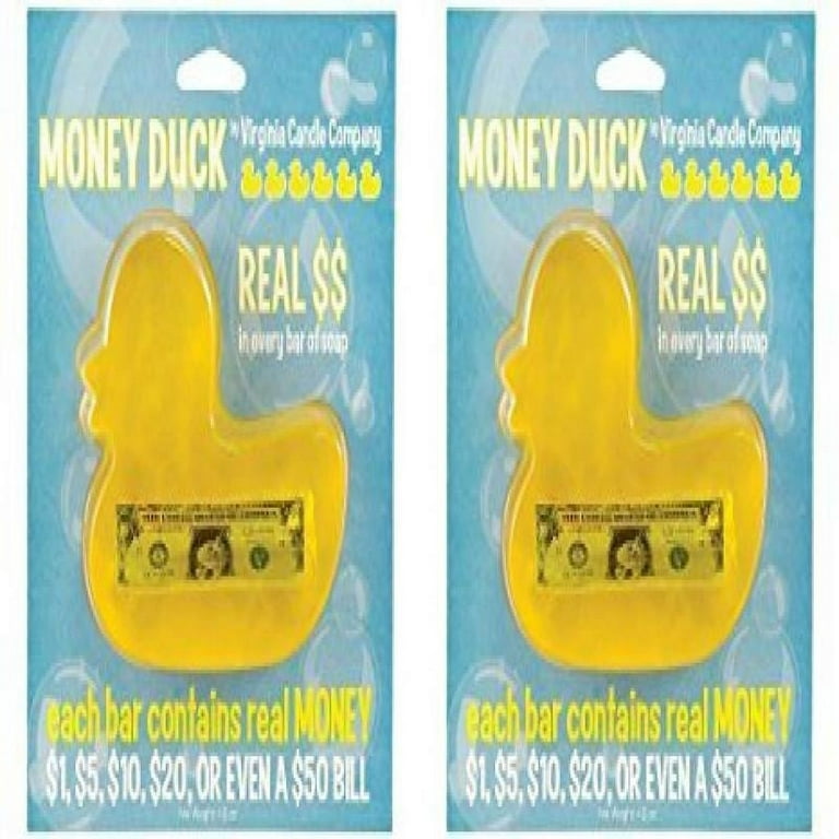 (Set of 2) Duck Money Soap - Find REAL CASH in Every Delightfully Scented  Bar …