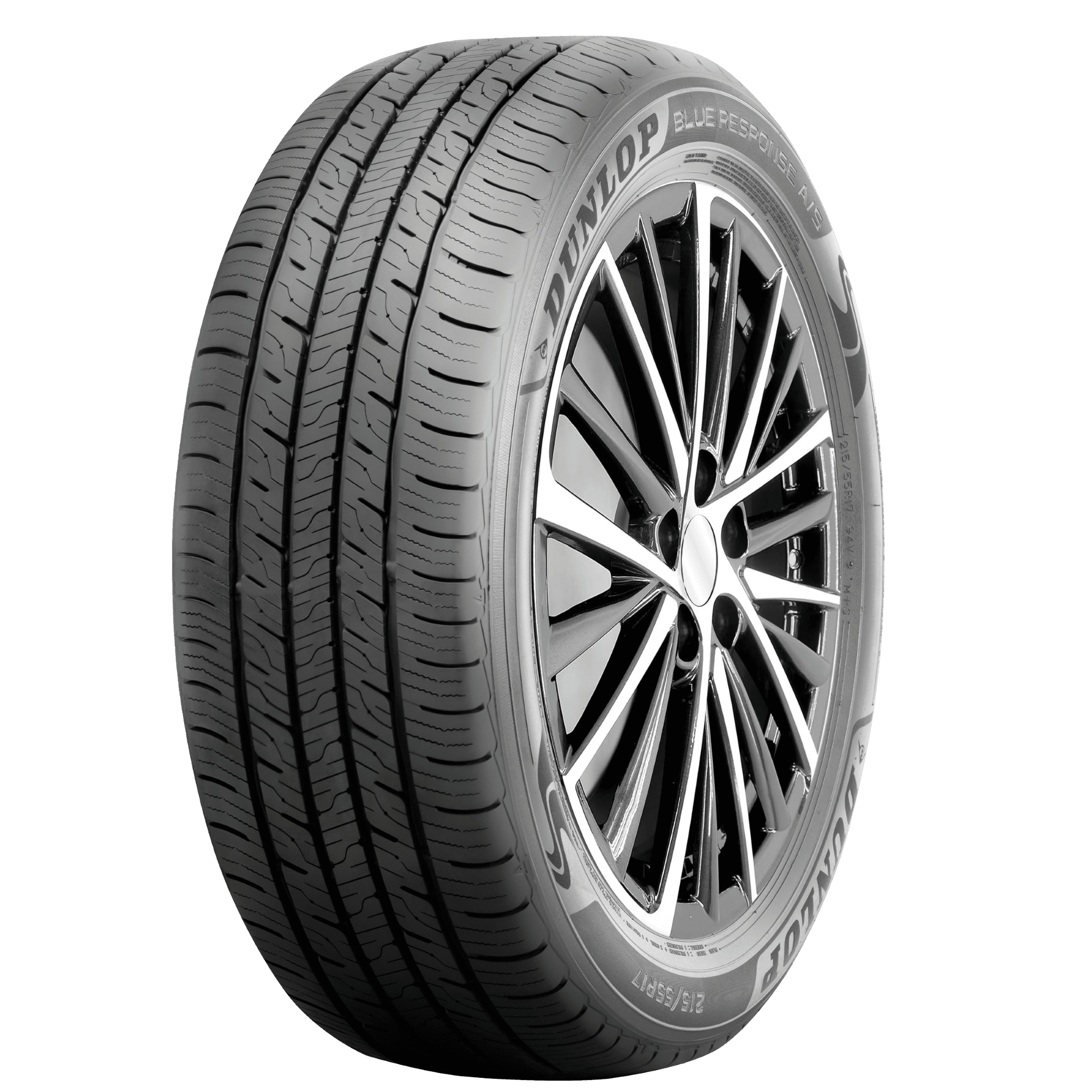 Dunlop Set of 2 Dunlop Blue Response A/S 225/65R16 100H Tires Simolary simolary.com