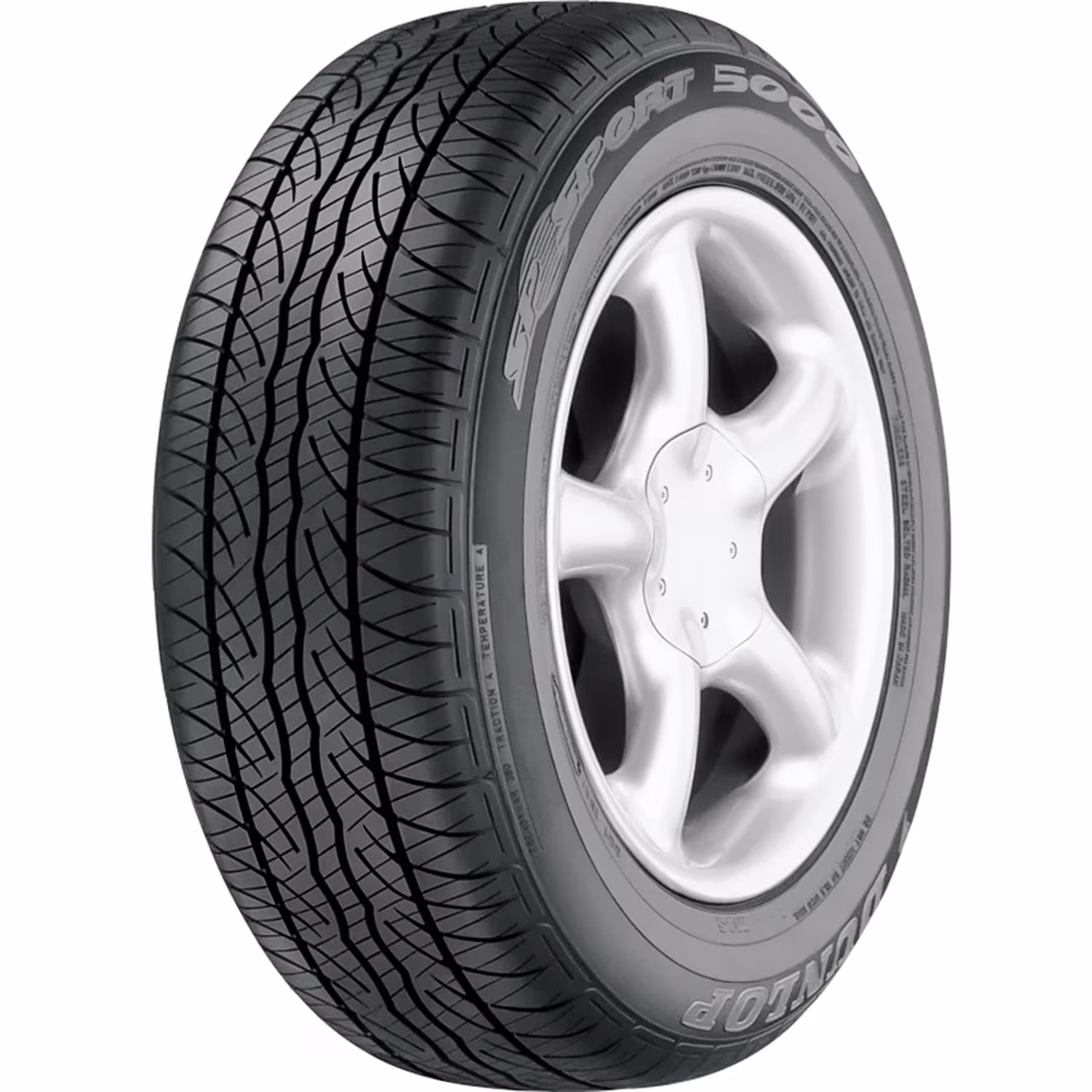 Set of 2 Dunlop SP Sport 5000 225/50R18 95V Tires