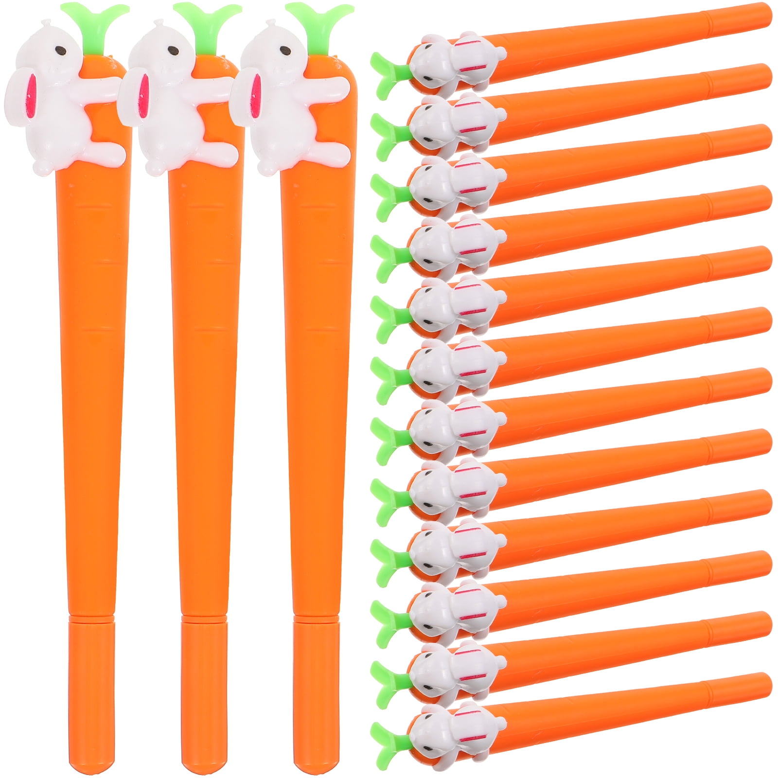 Set of 2 Easter Gel Pen Carrot Pen Adorable Rabbit Pens Office 15.10X1 ...