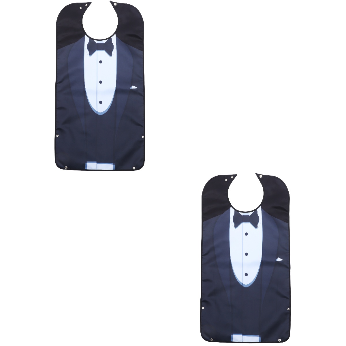 Set of 2 Elderly Bib Funny Adult Bibs Elders Bandanas for Men Drool