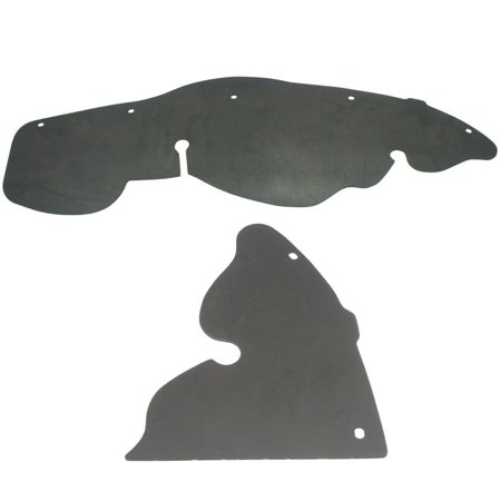 Set of 2 Engine Splash Shields Driver & Passenger Side LH RH For Ranger Pair Fits select: 2000-2001 FORD RANGER, 1998-1999 FORD RANGER SUPER CAB