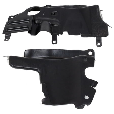 Set of 2 Engine Splash Shields Driver & Passenger Side for Olds Left Right Pair