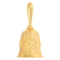 thumbnail image 1 of CIMAXIC Golden Desk Bell Set of 2, Elegant Design with Clear Sound, Practical for Home and Office Use, 1 of 6
