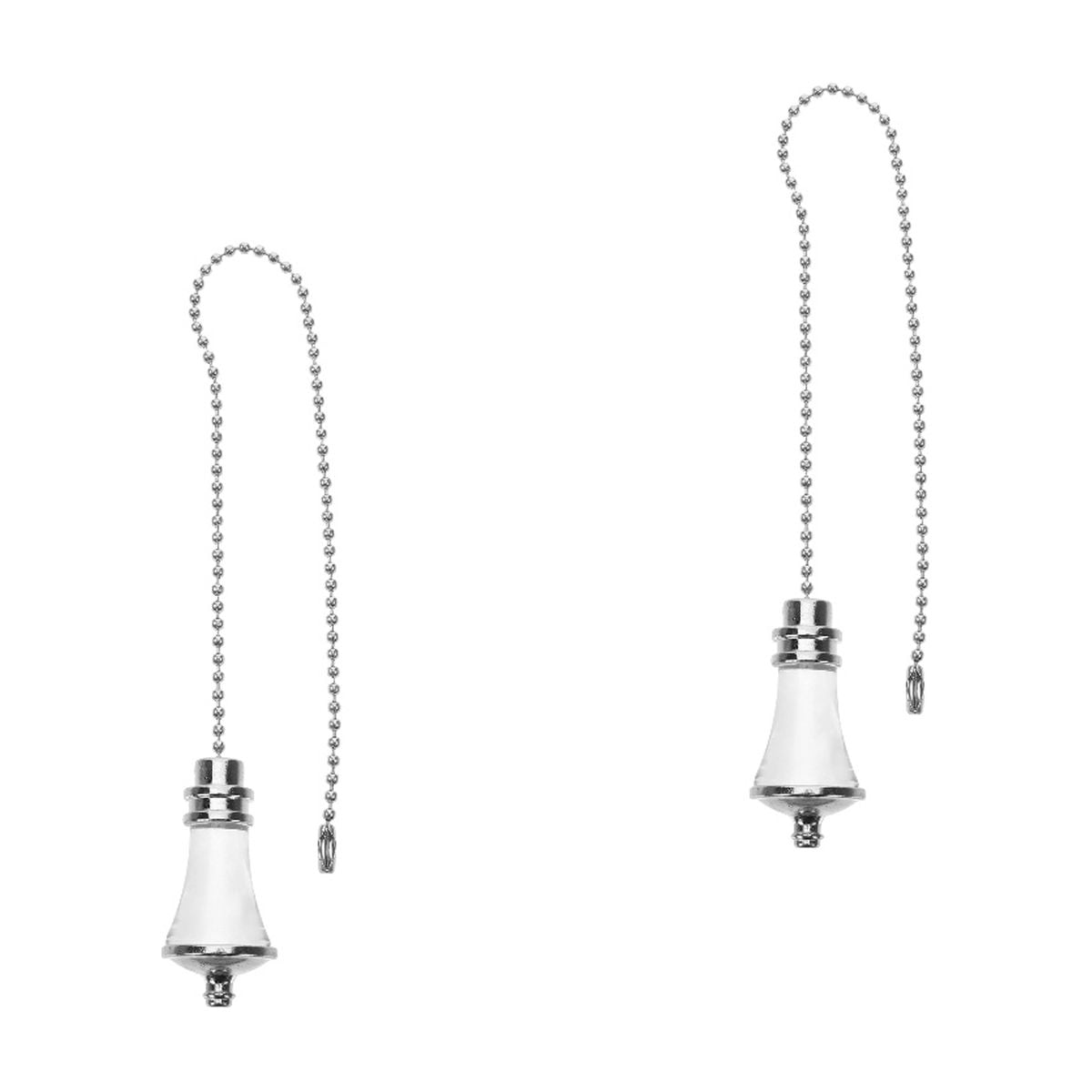 Set of 2 Fan Light Pendant Vintage Decor Ceiling Light Pull Extender