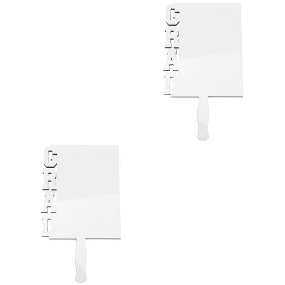 ORDDIART 2-Pack 7x4in White Sublimation Picture Frames for Office Desk Decor and Craft Supplies