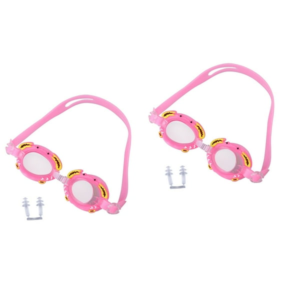 Set of 2 Fins Adult Swim Goggles Indoor Beach Pool Accessories