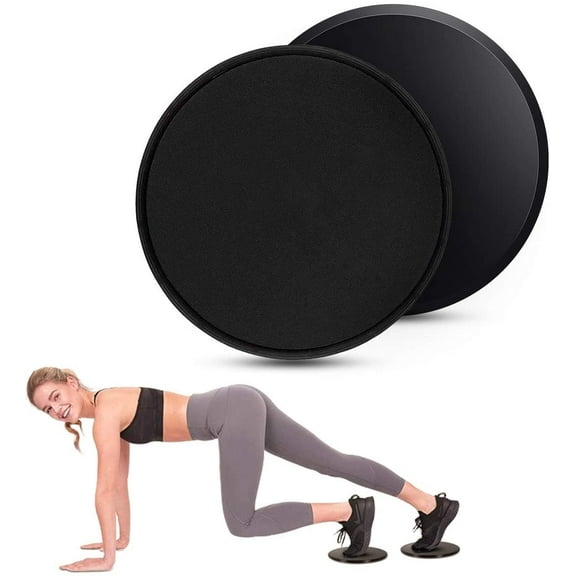 Set of 2 Fitness Training Core Sliders Gym Core Gliding Disc Floor Glider Gliding Discs Paraglider Slide Discs Fitness Sliding