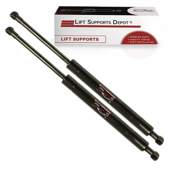 Set of 2 Fits Sc430 2000 to 2010 Trunk Lift Supports with Spoiler New for Car Gas Shock Strut - Lift Supports Depot PM1010-a