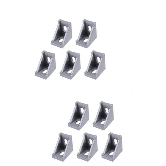 2 Count Flag Pole Mount Aluminum Extrusion Profile Rail Corner Bracket