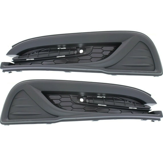 Set of 2 Fog Light Covers Driver & Passenger Side Pair For 2013-15 Civic Sedan