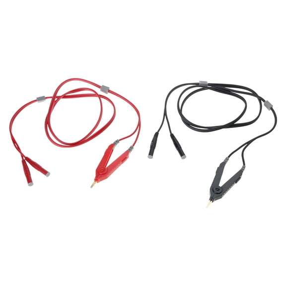 Set of 2 Four Wire Flexible Cable Probes for Accurate Low Resistance Testing Applications High Accuracy Measurement