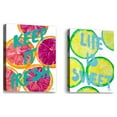 thumbnail image 1 of Set of 2 - Fresh and Sweet II - Contemporary Fine Art Giclee on Canvas Gallery Wrap - wall décor - Art painting - 13 x 18 Inch - Ready to Hang, 1 of 2