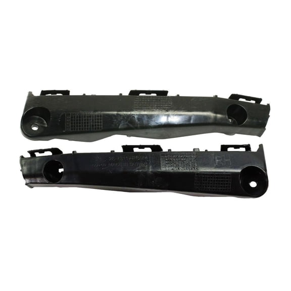 Set of 2 Front Bumper Brace Mounting Bracket Kit with Plastic Retainers