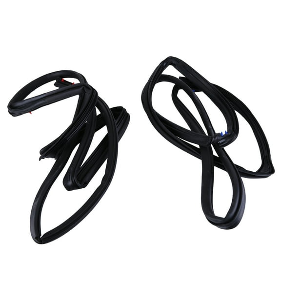 Set of 2 Front Door Weatherstrip Seal LH RH Kit for Jeep Wrangler JK 2007-2018 for Water and Windproof Sealing