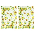 thumbnail image 1 of Set of 2 Fruit Kitchen Towels – Lemon Design Dish Towels 18x26, Absorbent Soft Tea Towels for Kitchen Drying and Decorative Use, 1 of 3