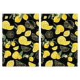 thumbnail image 1 of Set of 2 Fruit Kitchen Towels – Lemon Design Dish Towels 18x26, Absorbent Soft Tea Towels for Kitchen Drying and Decorative Use, 1 of 3