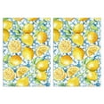 thumbnail image 1 of Set of 2 Fruit Kitchen Towels – Lemon Design Dish Towels 18x26, Absorbent Soft Tea Towels for Kitchen Drying and Decorative Use, 1 of 3
