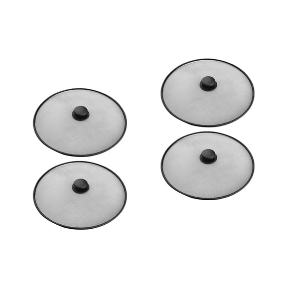 Set of 2 Frying Splatter Guard Explosion-proof Cover Pot Lid Knob