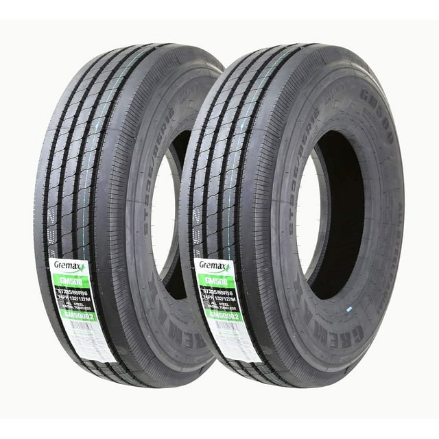Set of 2 GREMAX All Steel ST 235/85R16 16PR Heavy Duty RV Trailer Tires