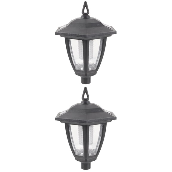 Set of 2 Garden Lamp Posts Villa Decoration 22x19cm
