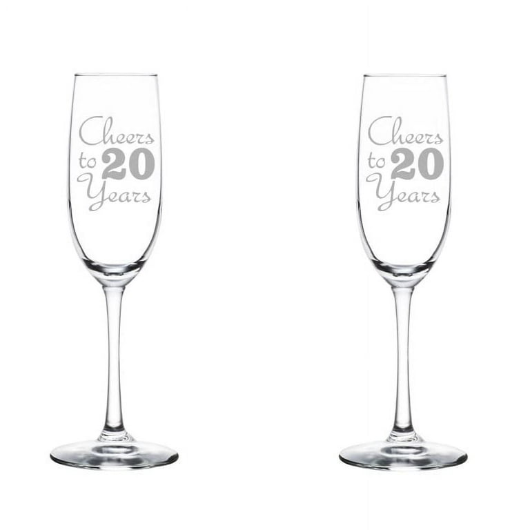 ROVSYA Champagne Flutes Set of 2, Hand Blown Crystal Wedding Champagne  Glasses, 5 oz-Made of Pure Le…See more ROVSYA Champagne Flutes Set of 2,  Hand