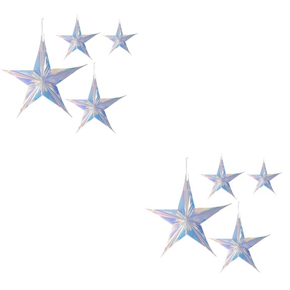 Set of Stars Garland Decor Hanging Ornament