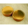 thumbnail image 1 of Set of 2 Gold 3In Round Sample Tins, Screw On Lid, Metal, Specimen Container, 1 of 1
