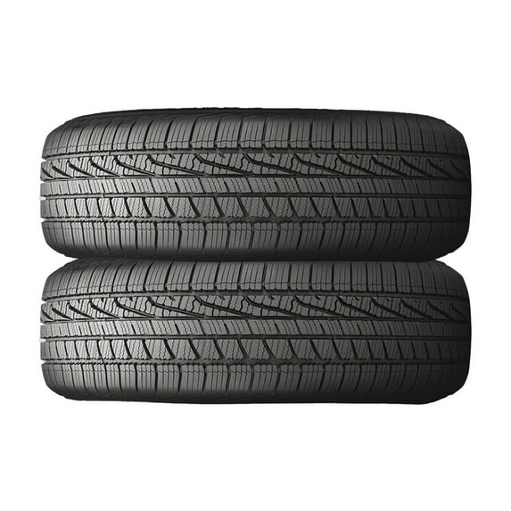 Set of 2 Goodyear Assurance WeatherReady 215/60R17 96H Tires Fits: 2017 Jeep Renegade North, 2017 Nissan Rogue SV