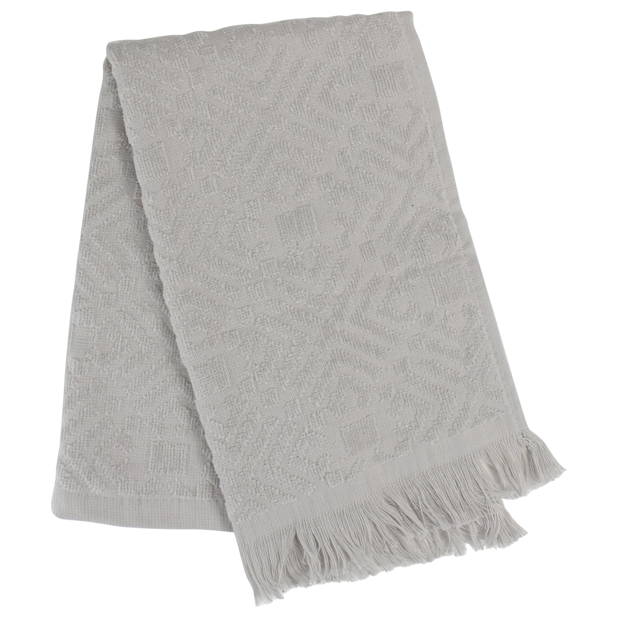 新品　Off-White OFF STAMP TOWEL SET 2枚 グレー Avon Set of 2 Gray Fringed Hand Towel Kitchen Decor - 22