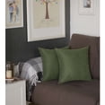 thumbnail image 1 of Set of 2 Green Modern Square Throw Pillows, 1 of 5