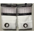 thumbnail image 1 of Set of 2 Grommet Top Sheer Curtain Panels, 84" Long, White, 1 of 2
