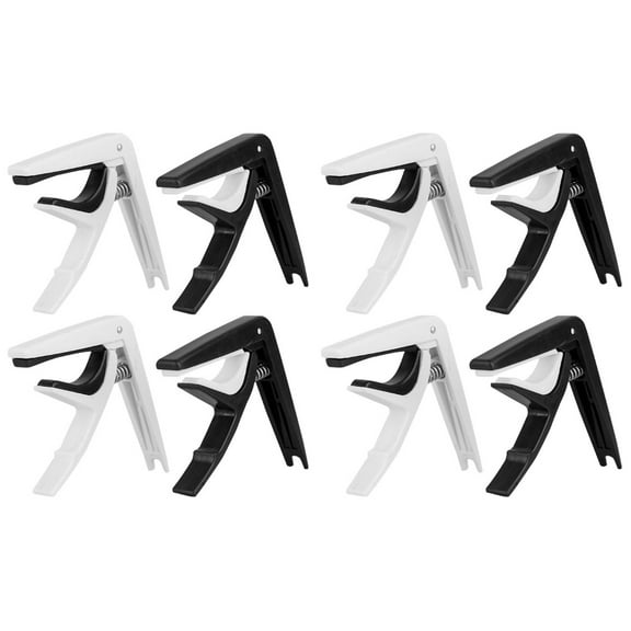 Set of 2 Guitar Capo Acoustic Beginner Kits Gadgets Pink Electric Guitars Black